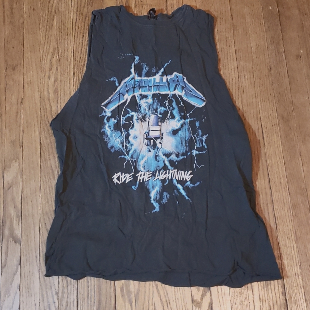 Vintage Metallica Ride The Lightning Top